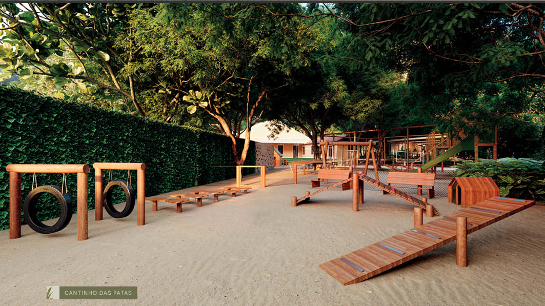 Cantinho das Patas, outdoor area for pets