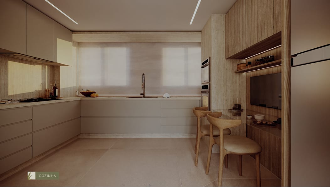 Fitted kitchen, Coberturas Lineares unit (typology already sold out)