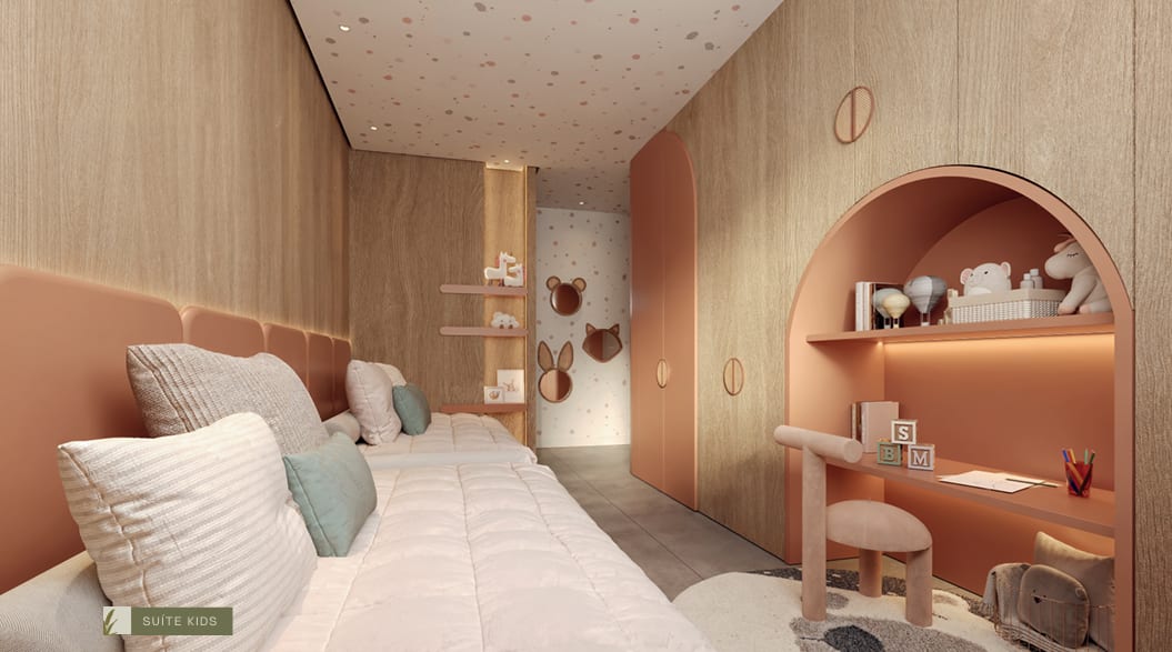 Decorated kids suite, Coberturas Lineares unit (typology already sold out)