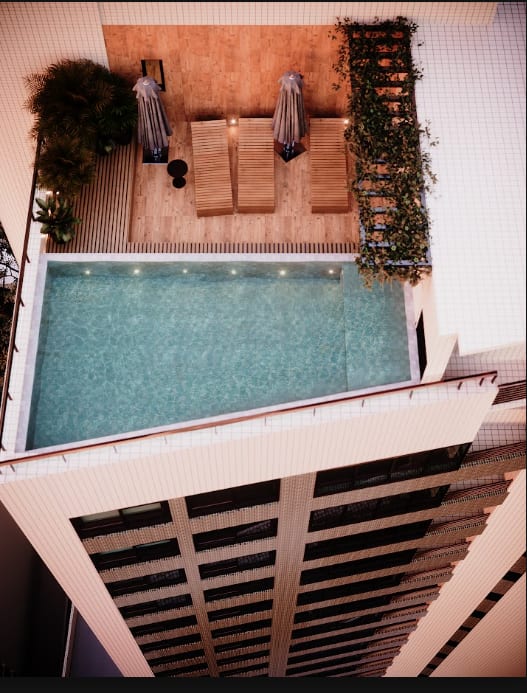 Piscina panorâmica do Puerto Cervantes
