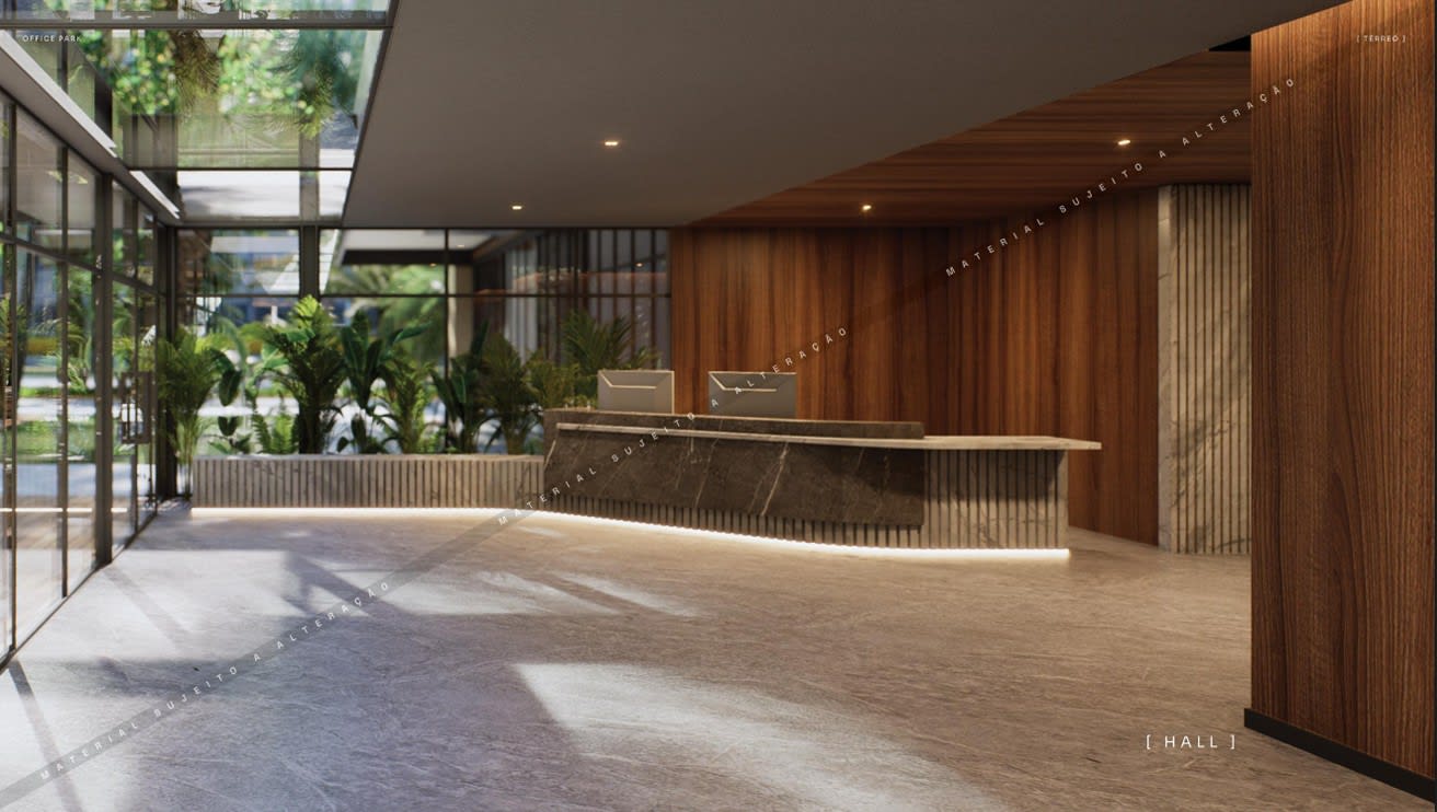 Hall de entrada do Empresarial Office Park