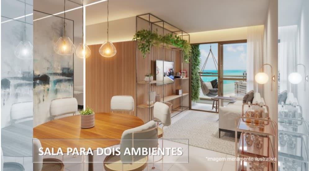 Apartment living room at Candeias Prince Beach Home, view 2