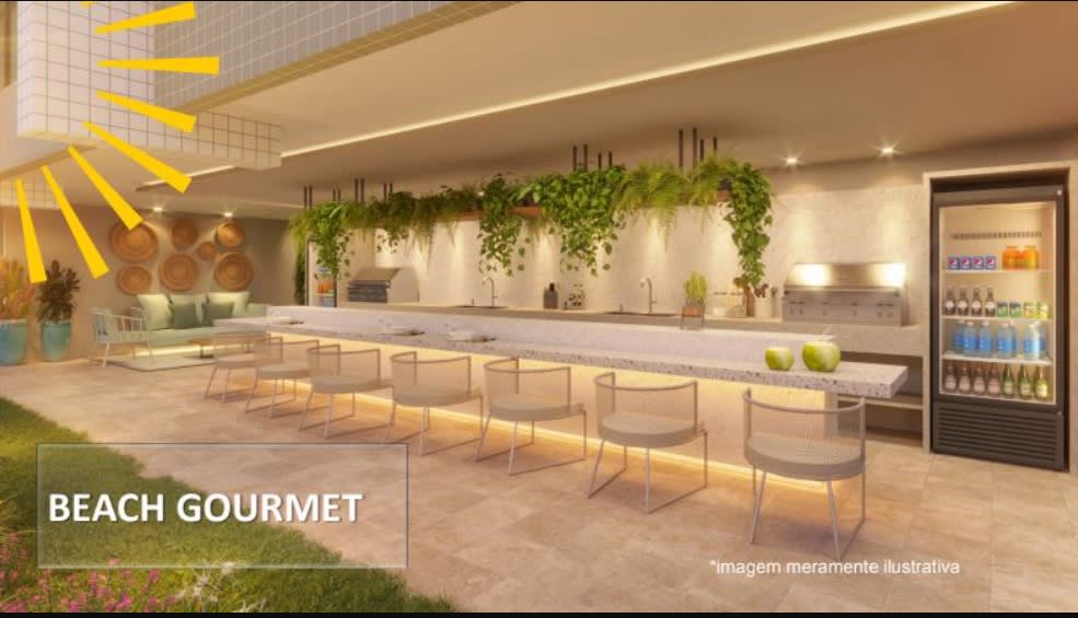 Gourmet space and party area at Candeias Prince Beach Home