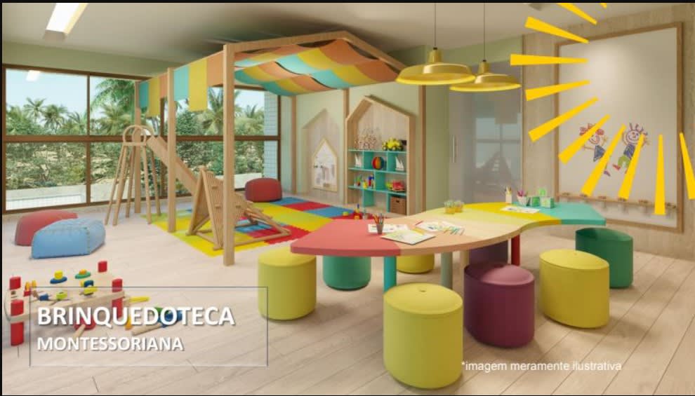 Kids' playroom at Candeias Prince Beach Home