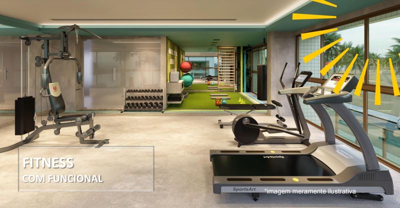 Gym at Candeias Prince Beach Home