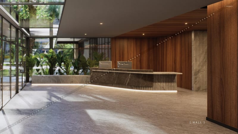Hall de entrada do Empresarial Office Park