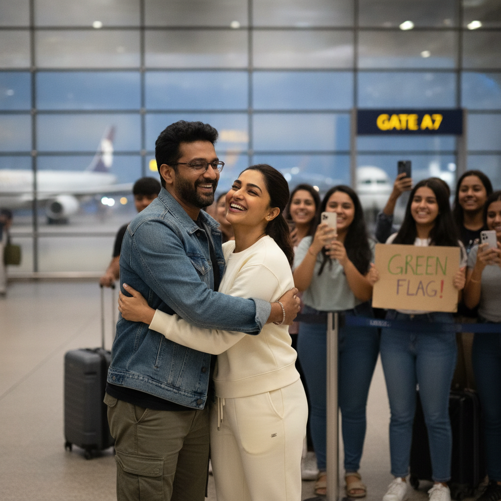 Samantha Ruth Prabhu gets a warm hug from Raj Nidimoru at airport, fans call him ‘green flag’