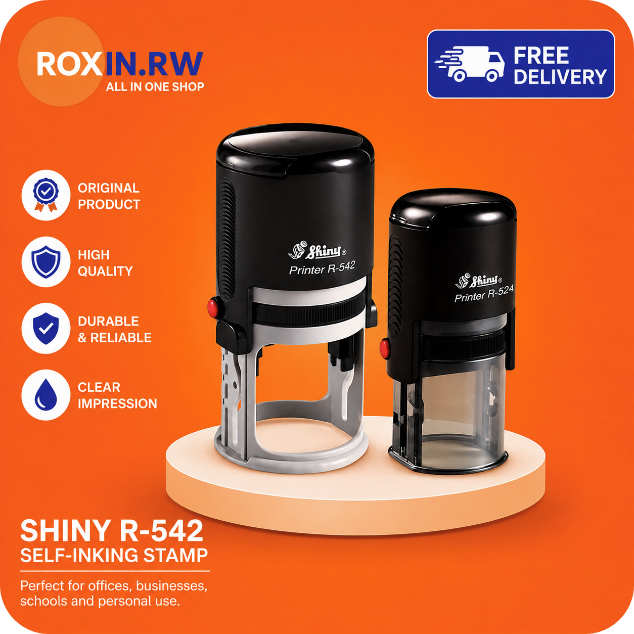 SHINNY R-542 SELF INKING STAMP