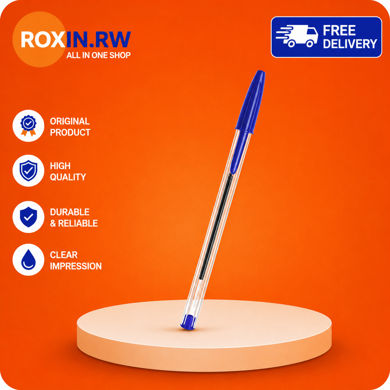 BLUE BIC PEN