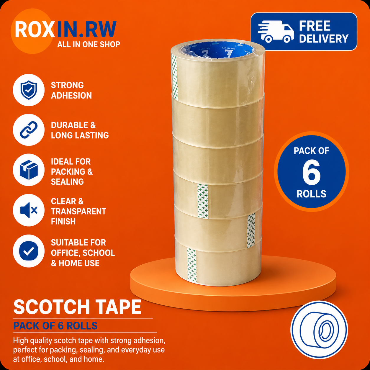 Scotch Tape ( 6 PIECES)