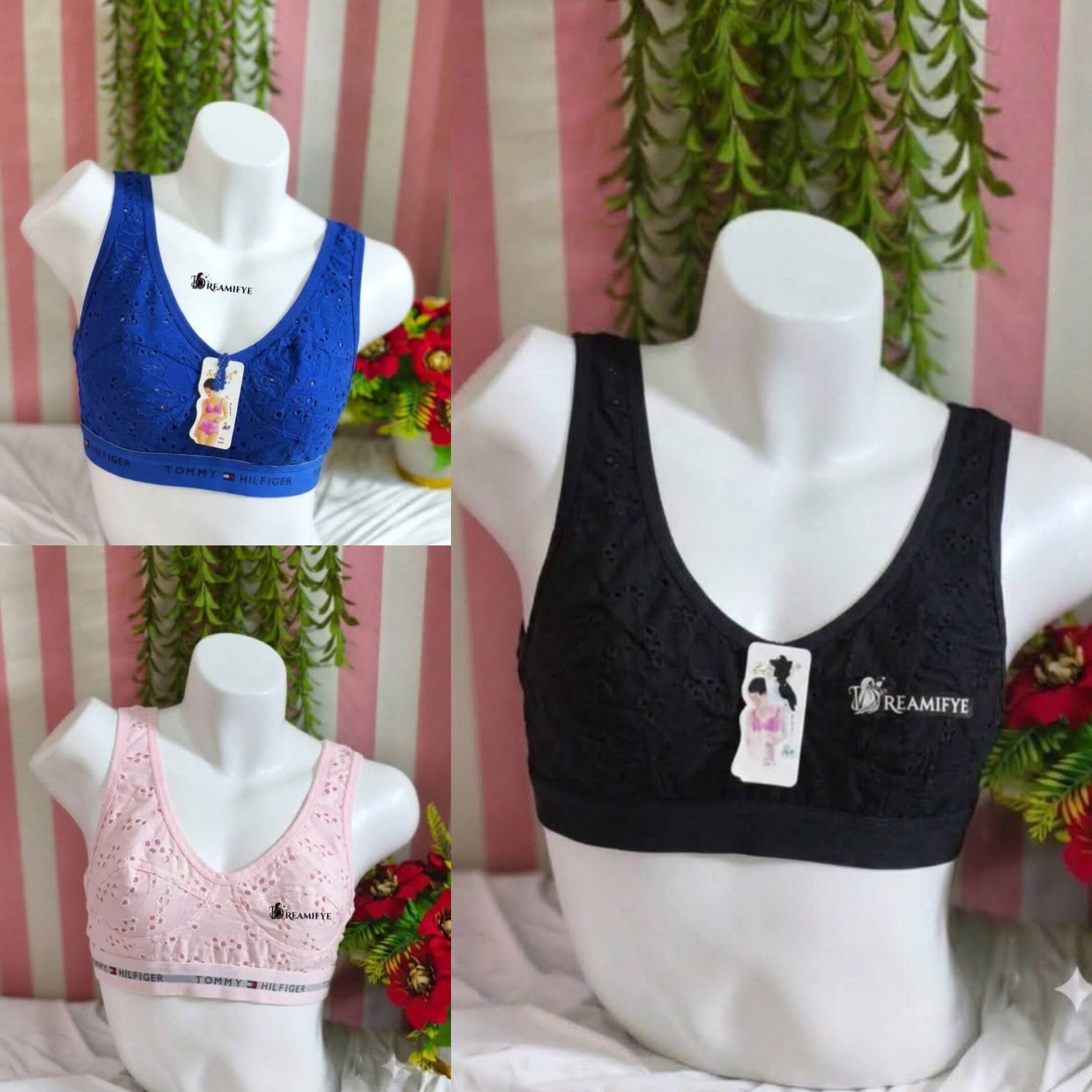Air Bra Chiken curry-Black, Navy Blue, Baby Pink Colour
