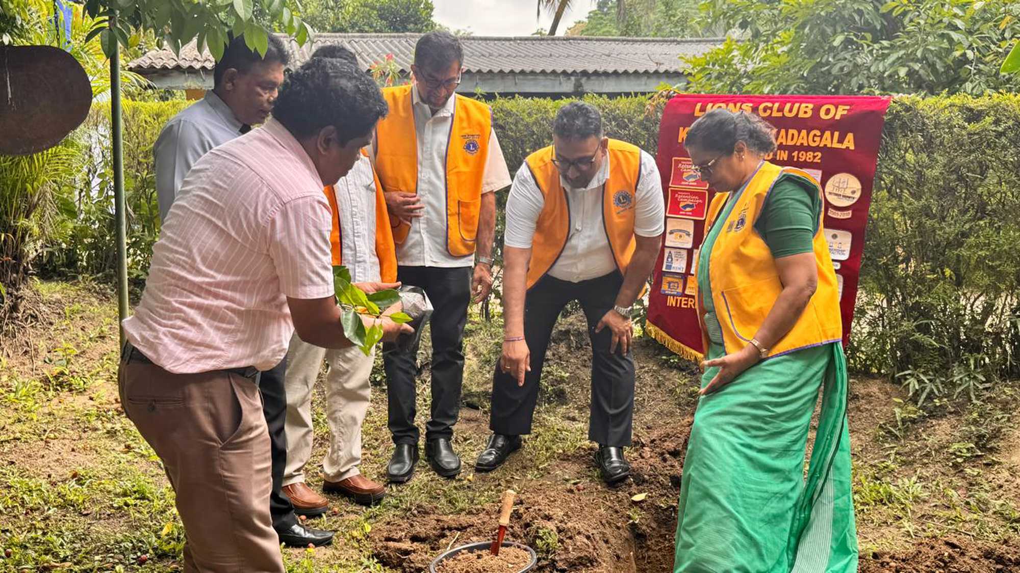 Tree planting programme in the different abel school in Kandy