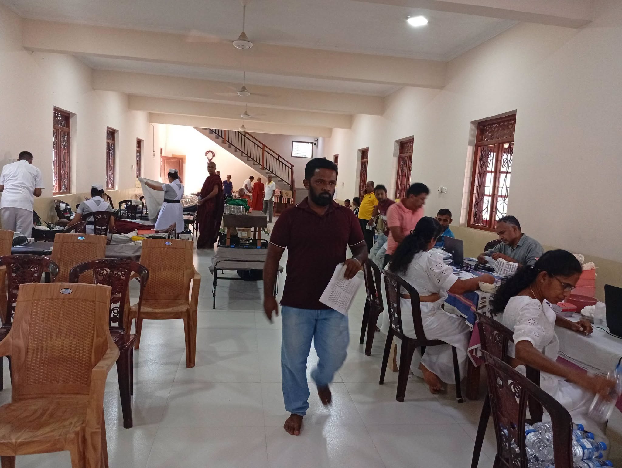 Blood Donation Camp at Ganethenna Sri Subodaramaya photo 4