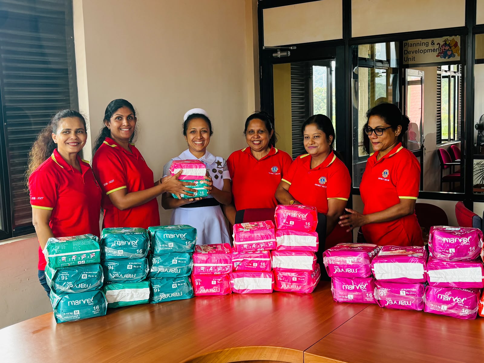 Donating 600 Pampers to Sirimavo Bandaranayake Children Hospital by Lion Ladies Association photo 2
