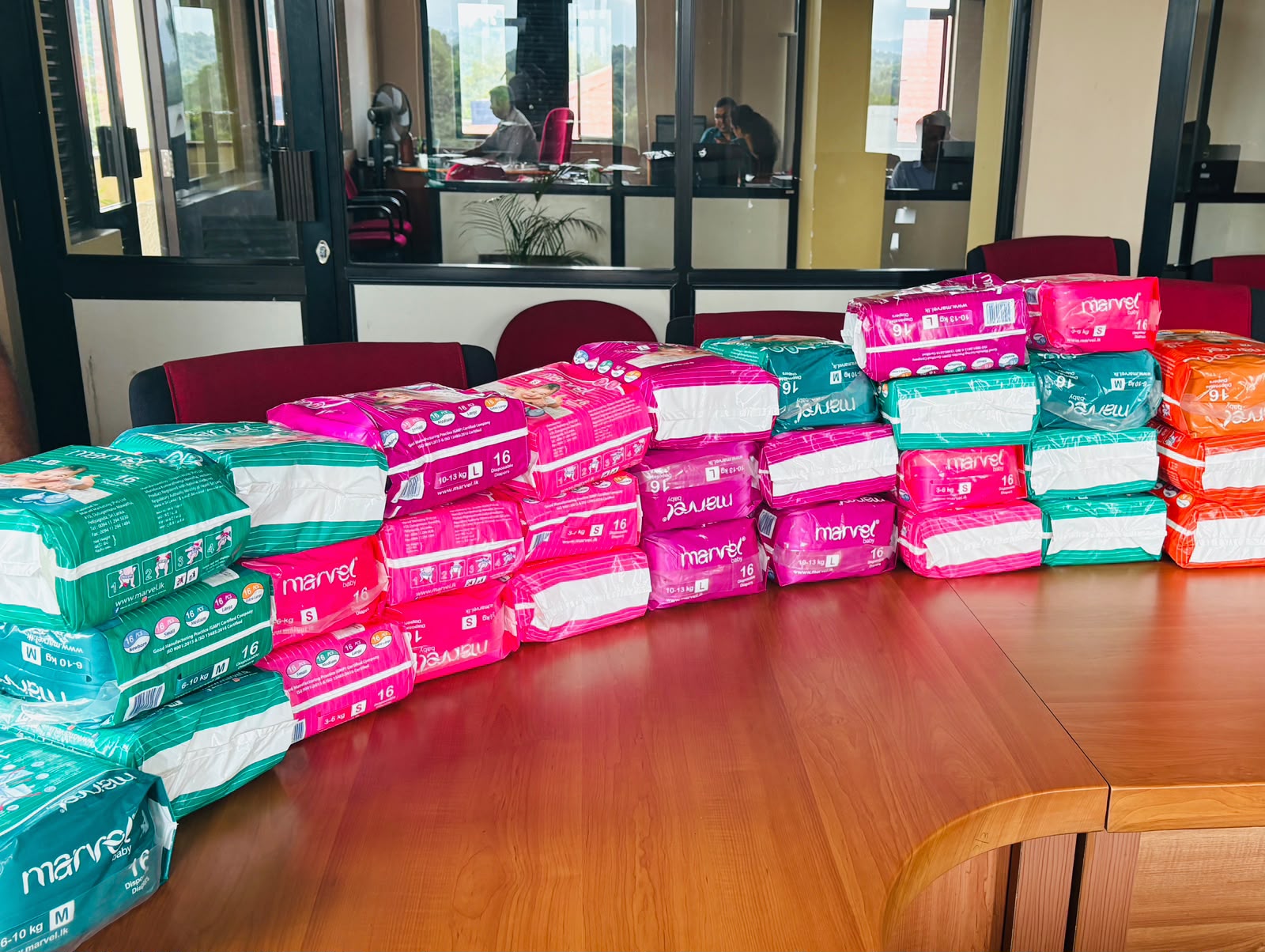 Donating 600 Pampers to Sirimavo Bandaranayake Children Hospital by Lion Ladies Association photo 3