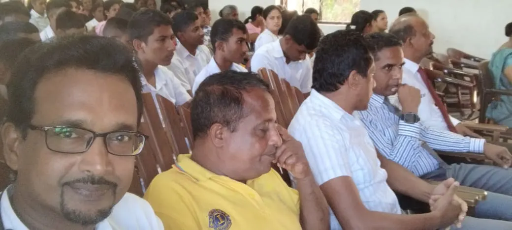 3rd Session  of the "Vibahaga Tharanaya" programme  at Gamini Dissanayaka school kothmale
