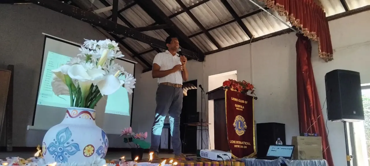 3rd Session  of the "Vibahaga Tharanaya" programme  at Gamini Dissanayaka school kothmale photo 5