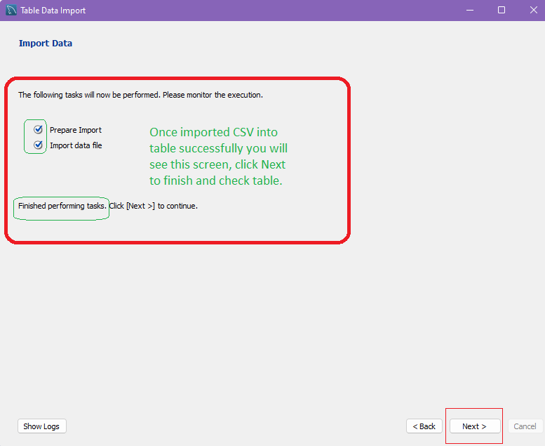 successfully-imported-csv-to-mysql