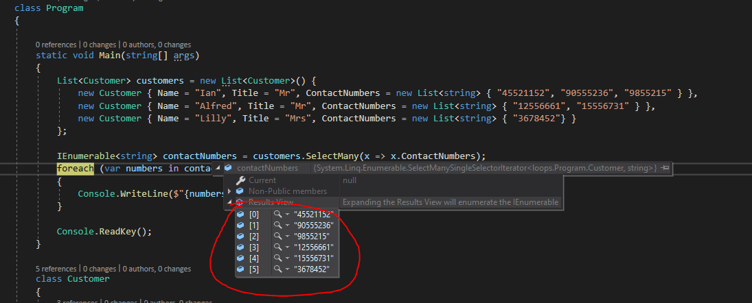 select-vs-selectmany-csharp-output-difference