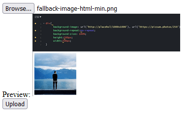 Preview Images before upload using Javascript