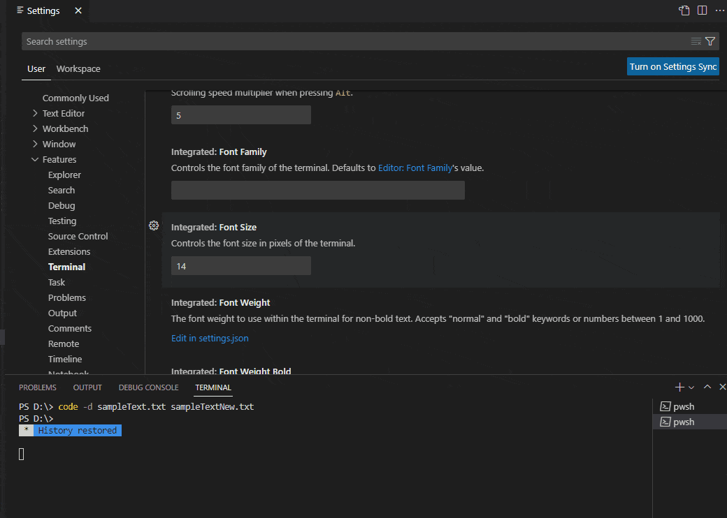 change-vs-code-terminal-font-size