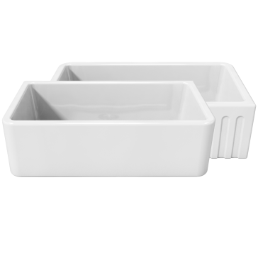 Latoscana LFS3318 Reversible Fireclay Farmhouse Sink