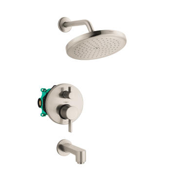 Hansgrohe Croma 04908820 Pressure Balance Tub/Shower Set with Rough