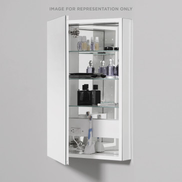 Robern PL Series PLM2430GLE Single Door Mirrored Cabinet