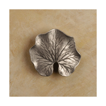 Anne At Home 517-23 Large Lily Pad - Brushed Natural Pewter