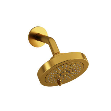 Riobel 366BG-WS 2-Function 6 Inch Showerhead With Arm 1.8 GPM