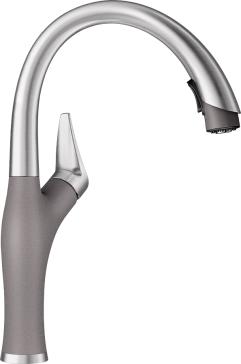 Blanco Artona Kitchen Faucet Cinder Stinless Blanco Artona Kitchen Faucet Cinder Stinless