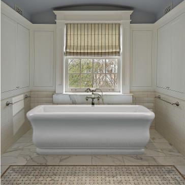 Mti S146 Wh Parisian 1 Freestanding Soaker Tub