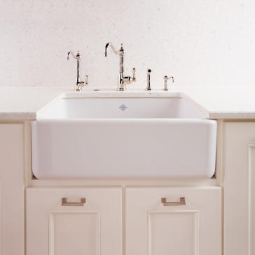 Rohl RC3018 image 3. Rohl RC3018 Shaws 30 Original Fireclay Apron Sink