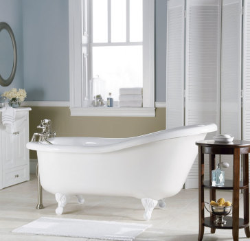 Aquatic Aiy6617to Serenity 44 Freestanding Clawfoot Soaker Tub