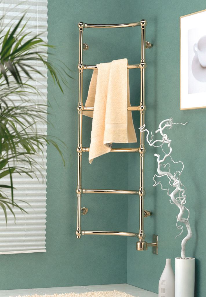 corner towel warmer