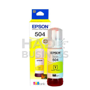 BOTELLA DE TINTA EPSON T504  AMARILLO