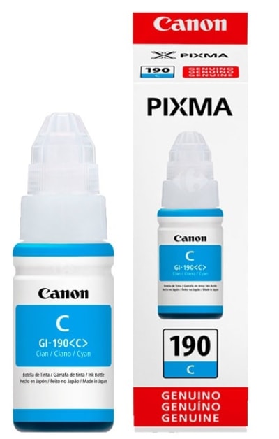 TINTA CANON GI-190C P/G3100/G2100 CYAN