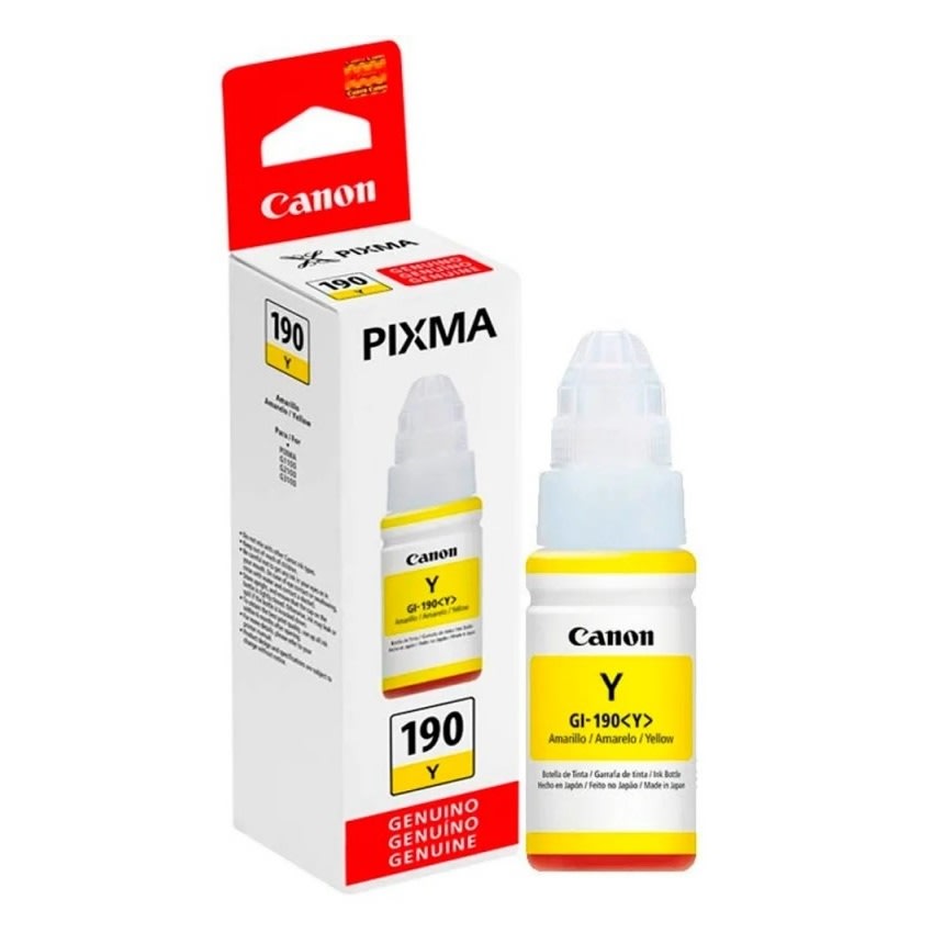 TINTA CANON GI-190M P/G3100/G2100 AMARILLO