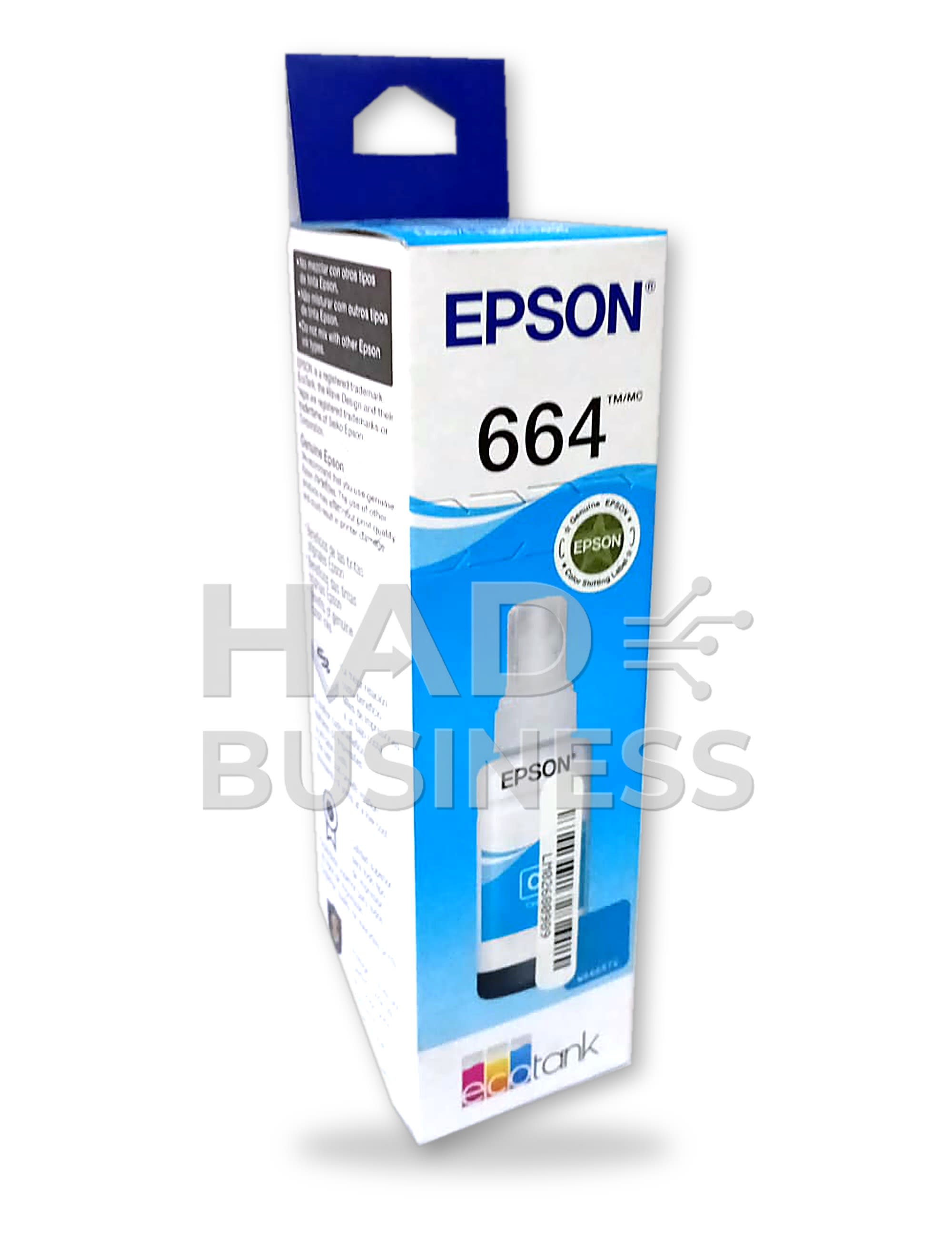 BOTELLA DE TINTA EPSON T664  CIAN
