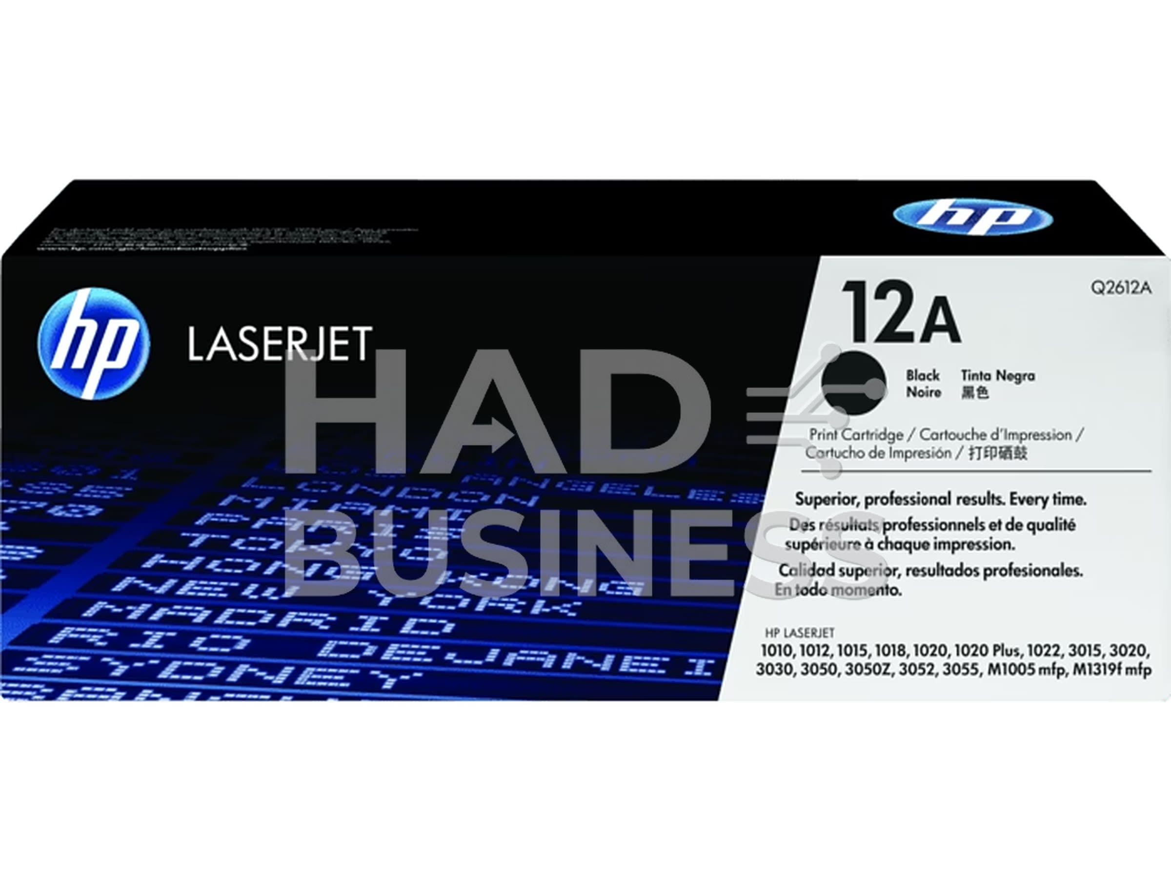 TONER HP 12A Q2612A NEGRO, series 1010/1020/M1005/3055
