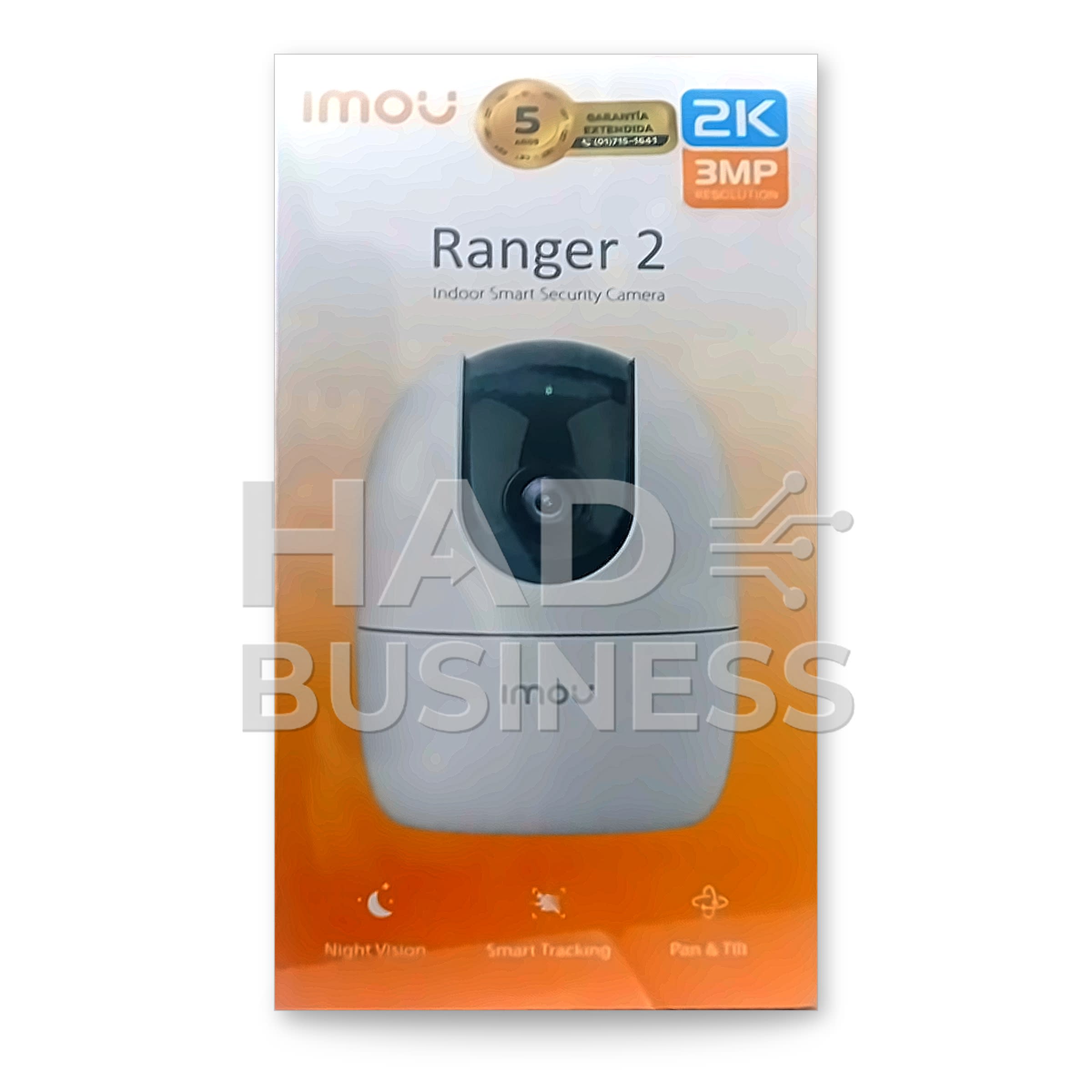 IMOU RANGER 2 2K Cámara de Seguridad WiFi 3MP PT 360° IPC-K2E-3H3W