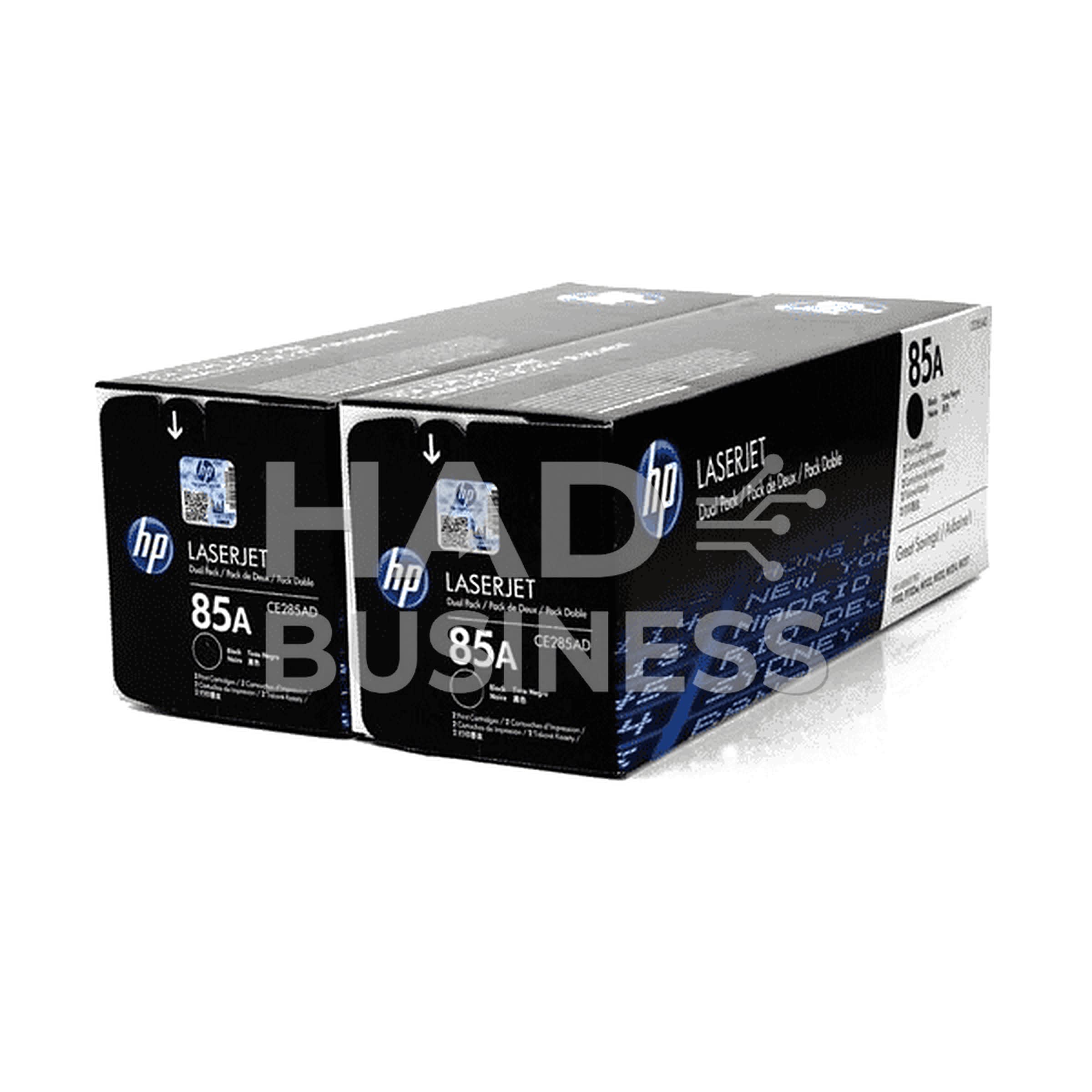 TONER ORIGINAL HP LASERJET 85A DUAL PACK CE285AD NEGRO