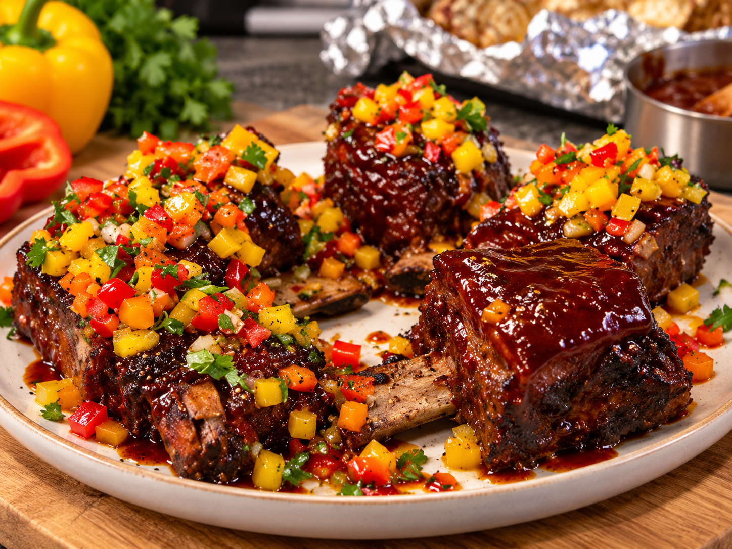 Говяжьи рёбра BBQ