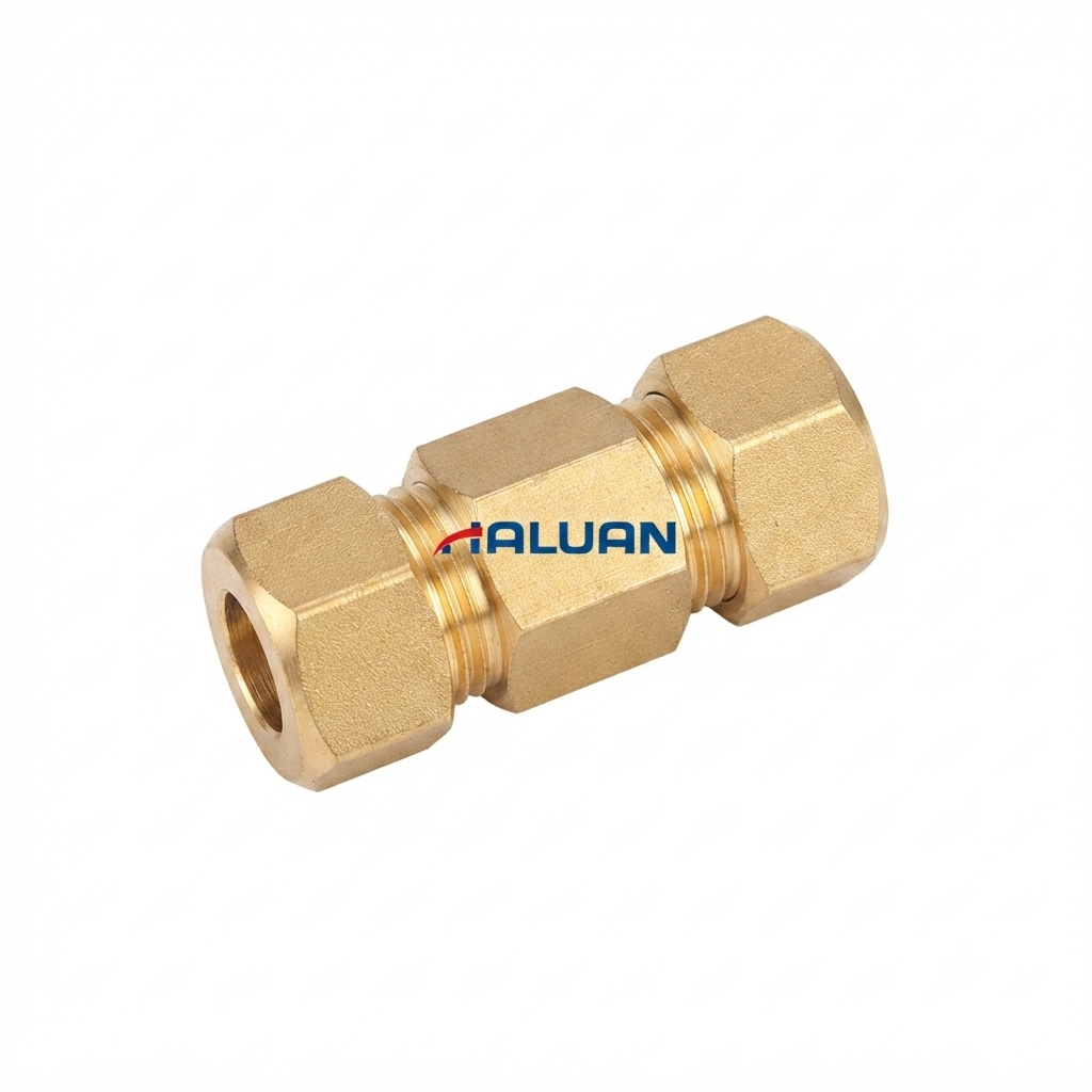 BRASS & STAINLESS FLARELESS UNIONS 1/4