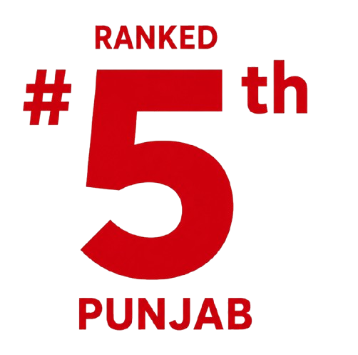 Ranked 5th in Punjab in the CSR Engineering College Survey 2026