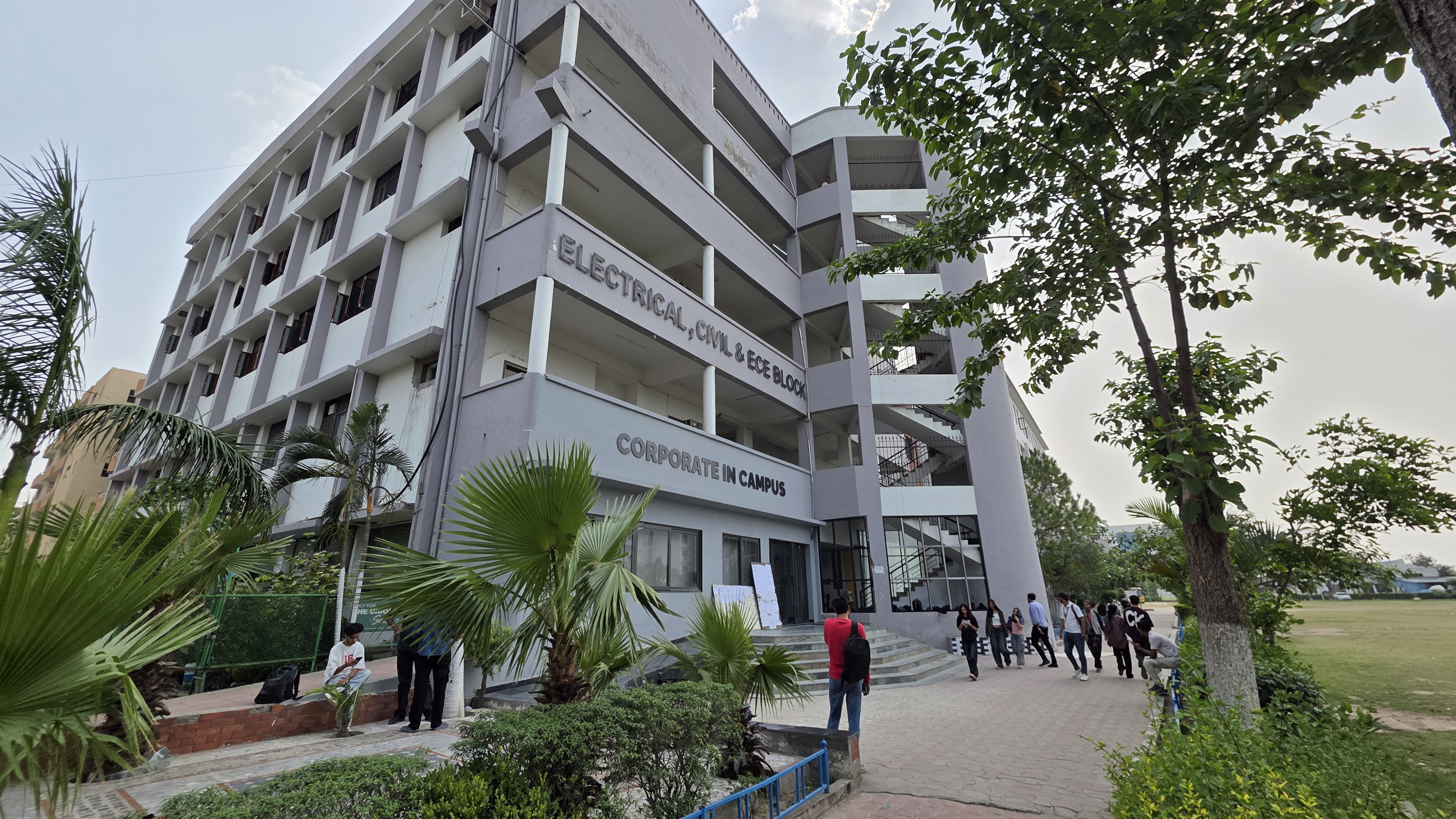 Corporate interaction space inside campus