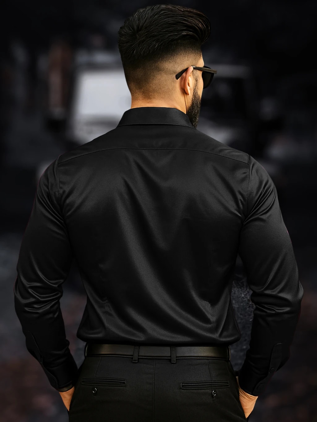 Silk Shirt Detail