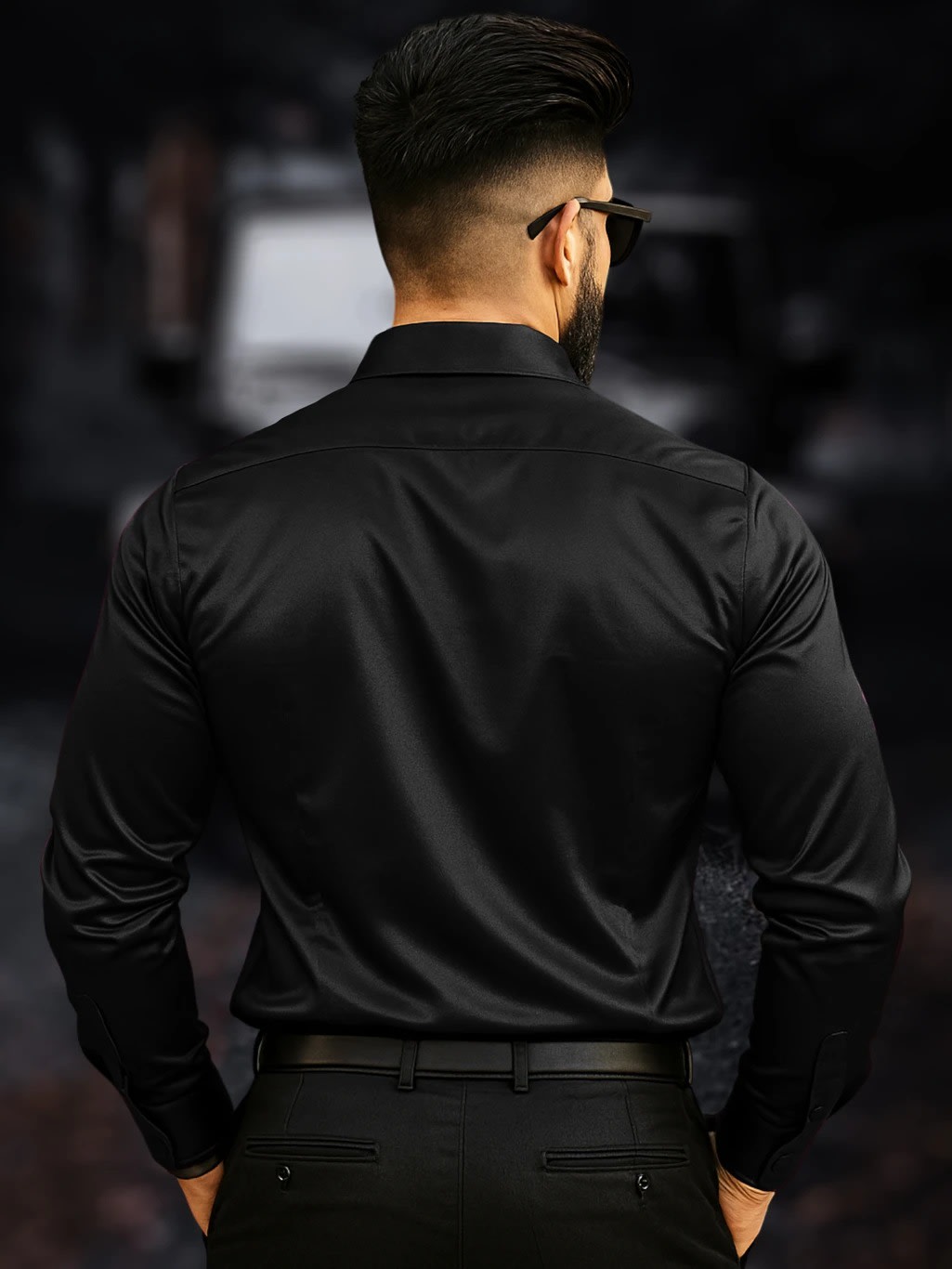Silk Shirt Detail