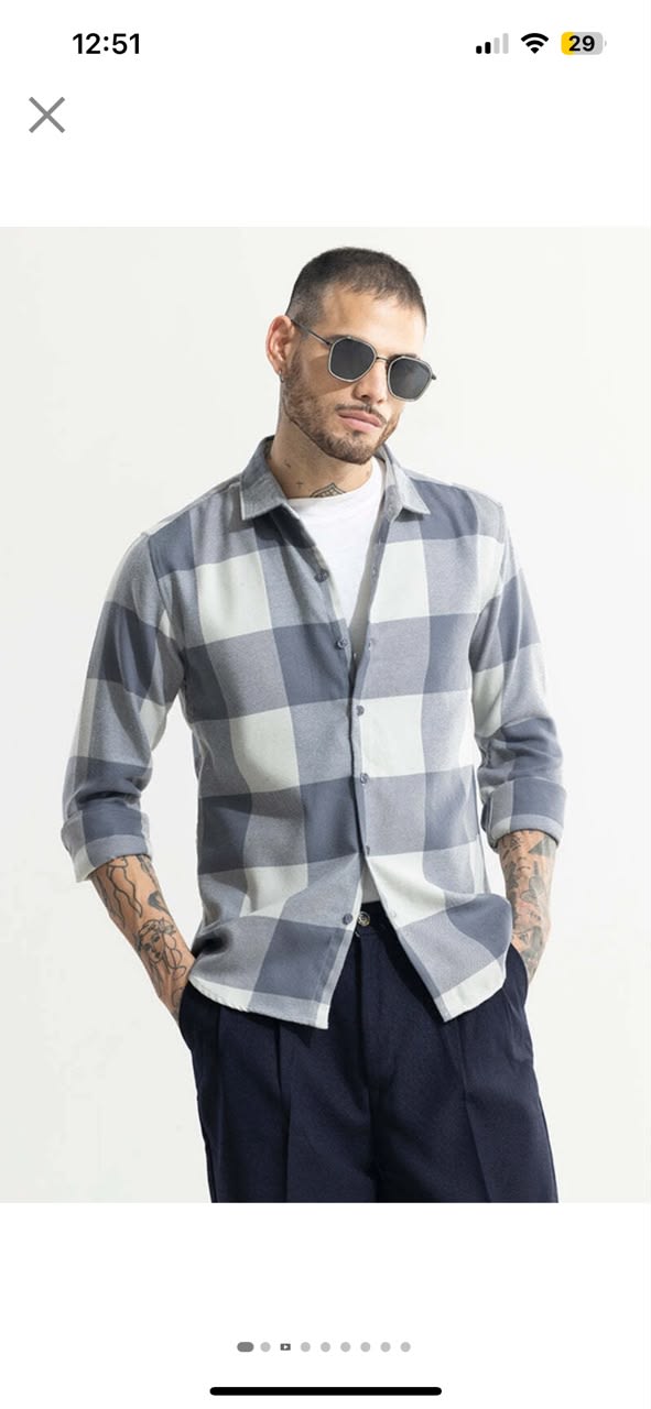 checked shirt