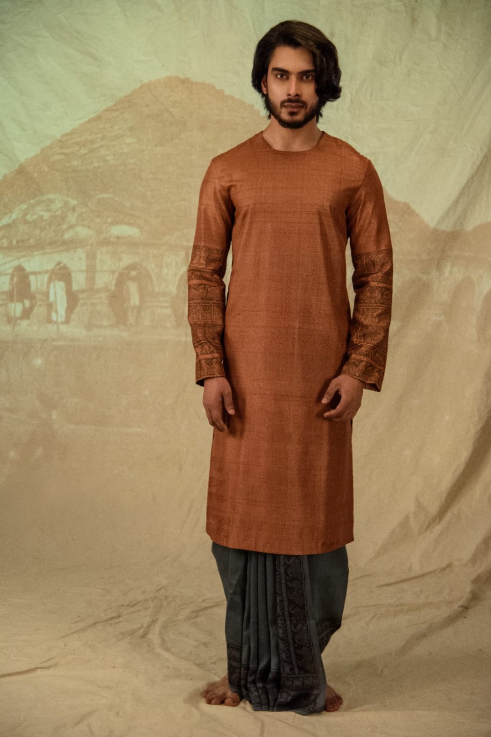 Handwoven Tussar Silk Kurta